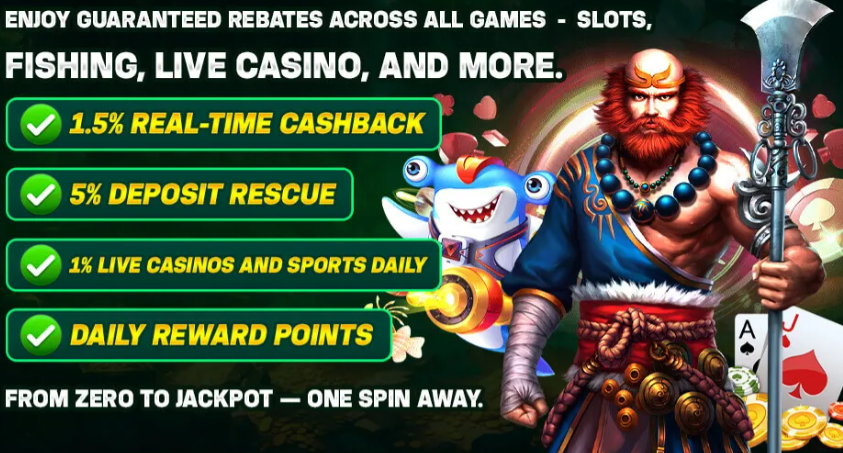MNL777 Casino rebates cashback 1.5% and 5% deposit rescue promotion